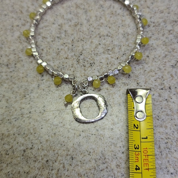 Bracelet Oregon Silver/Yellow. ADJUSTABLE - Picture 7 of 7